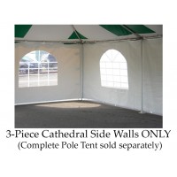 Party Tents Direct Event Tent Cathedral 3 Piece Sidewall Kit, Various Sizes   